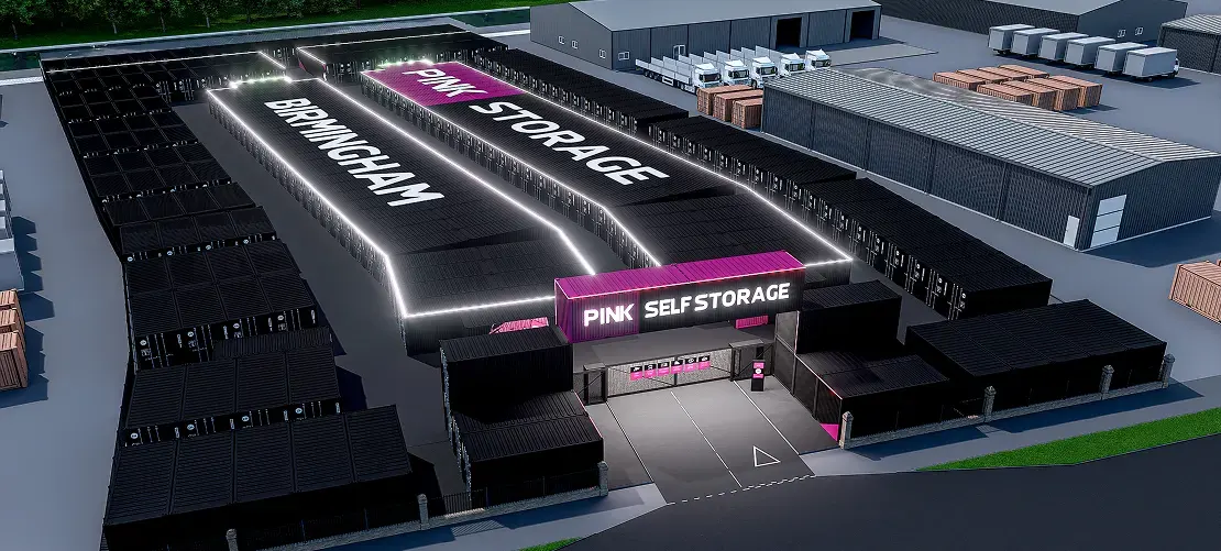 Pink Self Storage Company in the UK